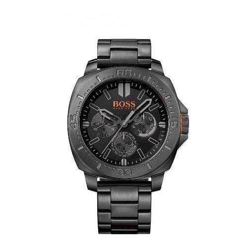 Image of Hugo Boss Orange Sao Paulo IP Sort Quartz Herre ur, model 1513252